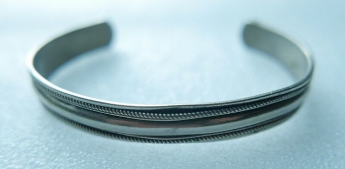 Navajo 925 Sterling Silver Handmade Cuff Bracelet