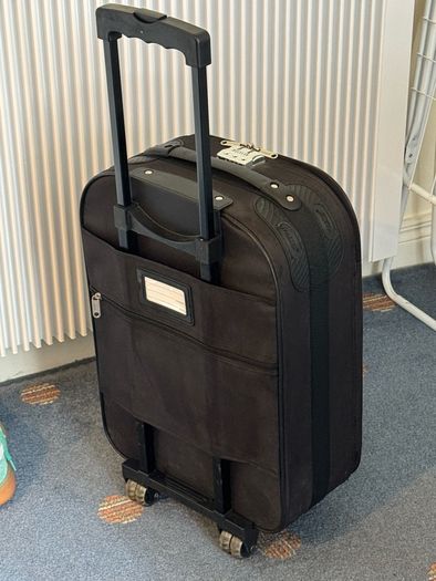 Cabin luggage black small suitcase