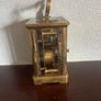 Mechanical brass carriage clock Image 2