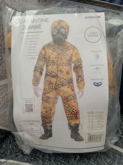 Quarantine zombie Costume
