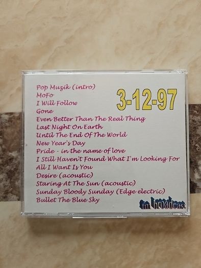 U2 CDr  - Popmart In Mexico 97  Vol.1