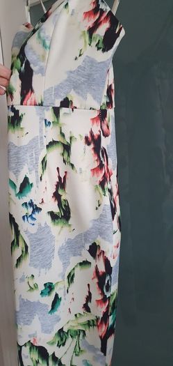 Blossom floral plunge dress Sz 12