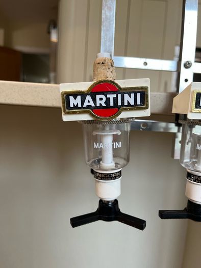 Martini Bar Man Cave Stand Alcohol Liquor Optic Spirit Dispenser