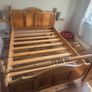 Antique Pine Bed Frame Image 4