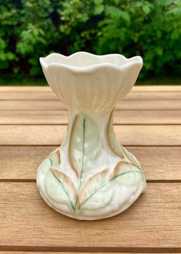Vintage Belleek Bud Vase