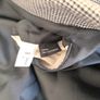 mens blazer Vintage Brendan Kidd Tailored Blazer 44R Grey Check Double Breasted Smart Jacket Image 5