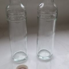 2 Kenwood Cascade (Soda Stream) 1980s bottles and lids