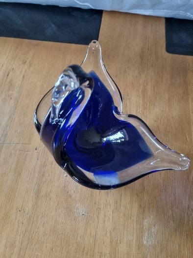 Murano glass swan plate