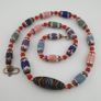 Antique Venetian Style Trade Glass & Venetian WhiteHeart Glass Beads Necklace Image 8