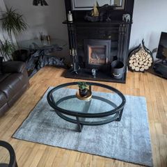 Living Room Grey Rug