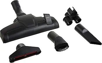 Cylinder Bagless Vacuum Cleaner with HEPA filter for Hardfloor, Carpet & Car, Compact & Lightweight, 700W, 1.5L, Black
