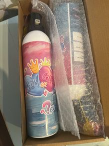 2x pink smoke canons