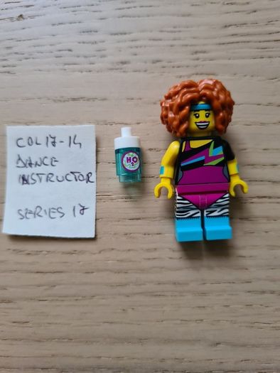lego col17-14 dance instructor, collectible series 17