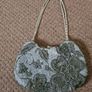 Principles Grey Fascinator & Grey Beaded Bag Image 9