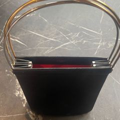 Cartier Trinity Hand Bag Leather Black