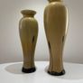 Pair of Caithness Glass (Ebony and Sand) Art Glass Vases with Original Labels Image 10