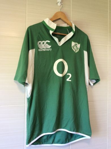 Ireland Jersey. Rugby Union. Super Rare Player Specification Home Jersey From Triple Crown Winning Season 2006-2007. Official Canterbury Jersey.