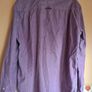 mens SUPERDRY shirt long sleeve 100% cotton purple Size medium Image 7