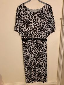 LK Bennett Dress size UK 10 leopard type print
