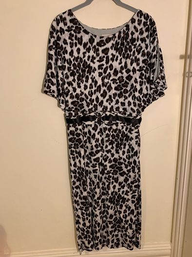 LK Bennett Dress size UK 10 leopard type print