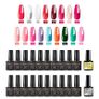 Gel Nail Set With Led UV Lamp Nail Drill Nail Polish Set Art Tools Kit DIY Large Image 2