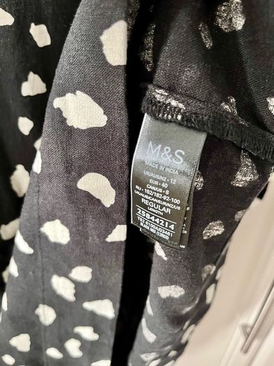 M&S linen blend dress, new