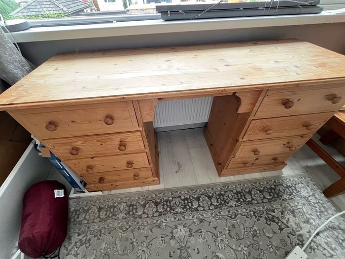 Pinewood bedroom table