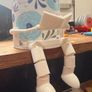 "TP-Buddy" Character Toilet Paper Holder - Whimsical Bathroom Wall Decor - Unique Housewarming Gift - Fits Standard & Mega Rolls - Fun Modern Bathroom Art Image 6