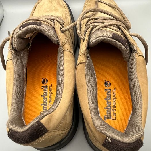 Timberland Mens Brown Leather Lace Gore-tex Shoes Moc Toe UK 9 EU 43.5