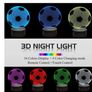 Football 3D Optical Illusion Lamp Night Light for Boys, 7 Color Changing Touch Table Image 2