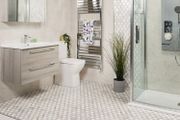 Ilford Bianco Carrara Marble Mosaic 28x31cm