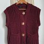 Zara Sleeveless Cardigan Size Medium Image 2
