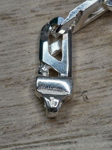 Men's Sterling Silver 925 Link Bracelet 19cm Boxed