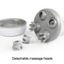 Head Neck Body Massager with 4 Removable Heads Attachments for Stimulating Hair Growth, Deep Clean & Stress Release, Waterproof Portable Massager Image 4
