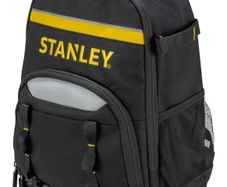 STANLEY STST1-72335 Nylon Tool Backpack, Black/Yellow, 35 x 44 x 16 cm  used