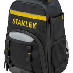 STANLEY STST1-72335 Nylon Tool Backpack, Black/Yellow, 35 x 44 x 16 cm  used