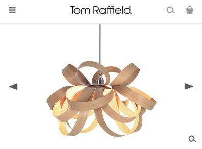 Tom Raffield large Skipper pendant.