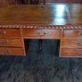 A Chippendale style mahogany Partners Desk Image 7