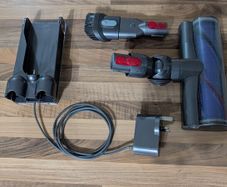 Dyson V10 charger and accessories