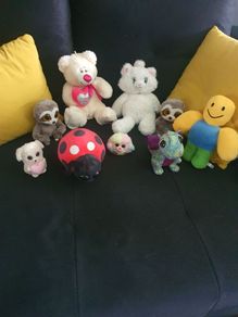 Bundle of soft plush toys