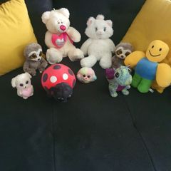 Bundle of soft plush toys