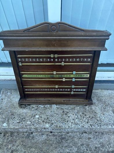 Vintage Snooker Scoreboard