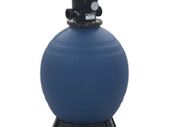 Pool Sand Filter with 6 Position Valve Blue 560 mm