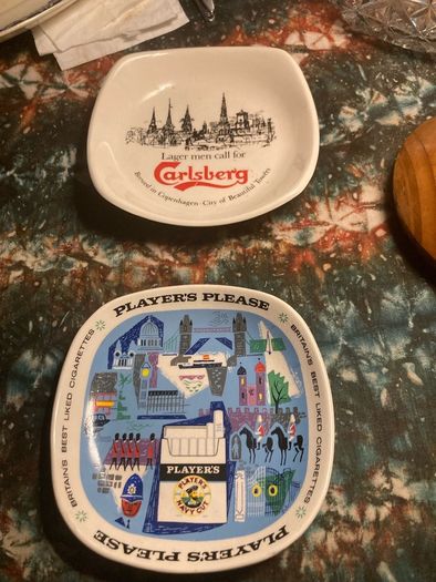Pub ashtrays free postage