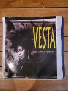 Vesta Williams Once Bitten Twice Shy 7 inch Single 1986 A and M Records