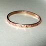Vintage Hallmarked 9k Rose Gold Geometric Ring Image 8
