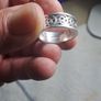 Celtic knot eternity ring sterling silver Image 2