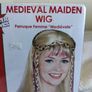 Medieval Maiden Fancy Dress Wig, New In Box Image 3