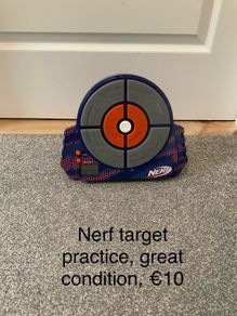 Nerf target practice