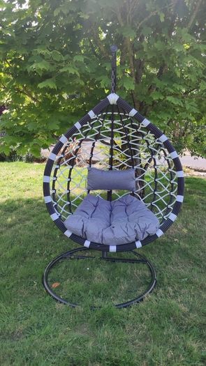 outdoor swing Rattan garden single.